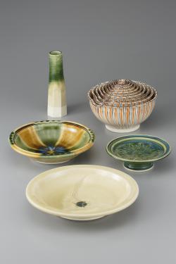 瀬戸本業窯 七代 水野半次郎作 観葉植物用プランター