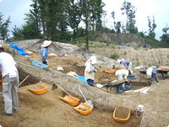 紺屋田A窯跡の調査